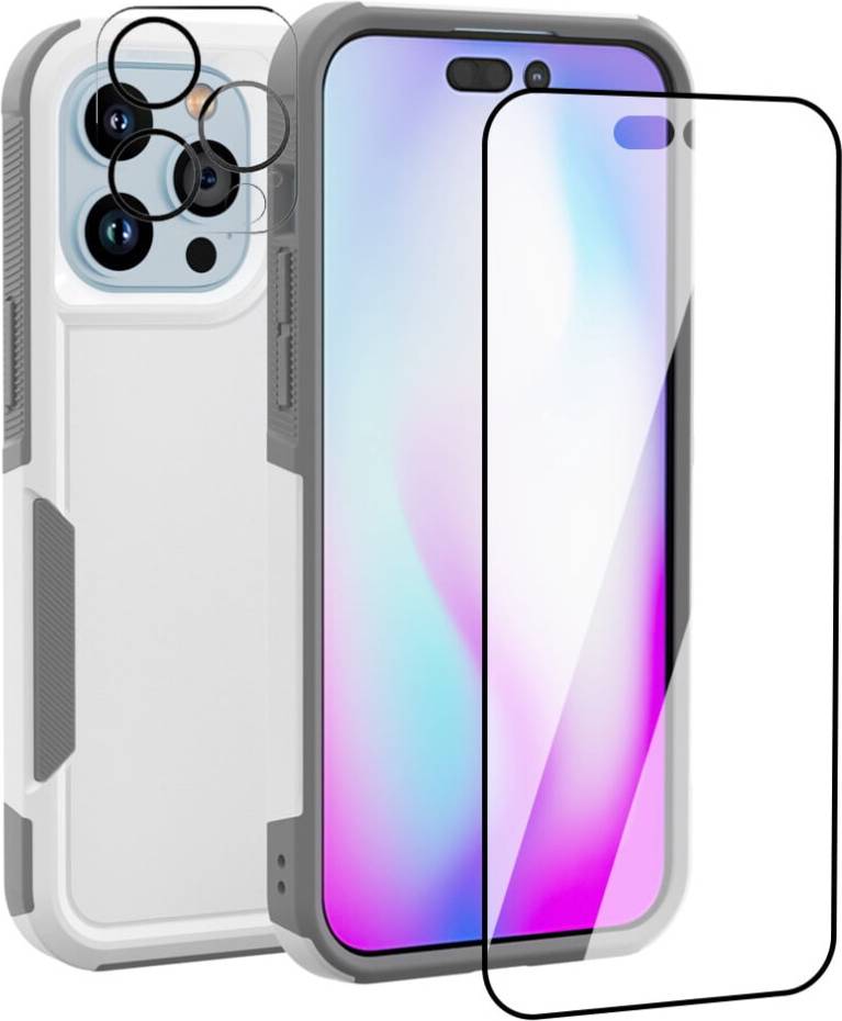 Screen protector iphone 14 plus iPhone 14 Plus Case With Screen And Camera Protector