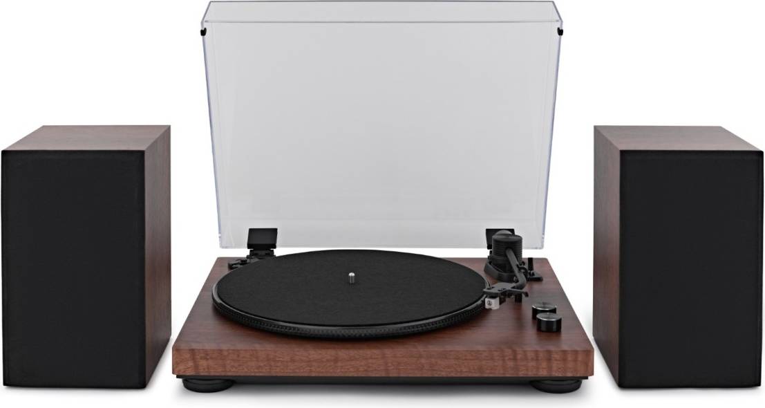 Audio technica bluetooth turntable Bluetooth Turntable System With Stylus Walnut