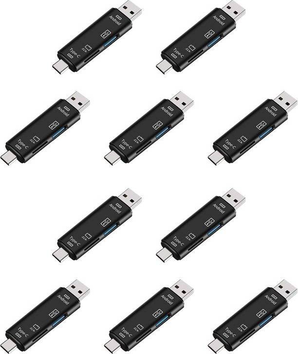 Typecat 10X 5-In-1 Multifunctional OTG Card Reader