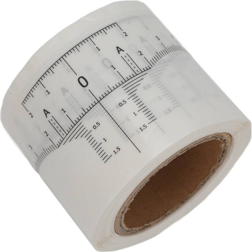 Transparent Sticker Eyebrow Ruler Disposable Stencil