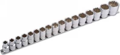 Laser Last Few Tools 12 Point Short Sockets Set