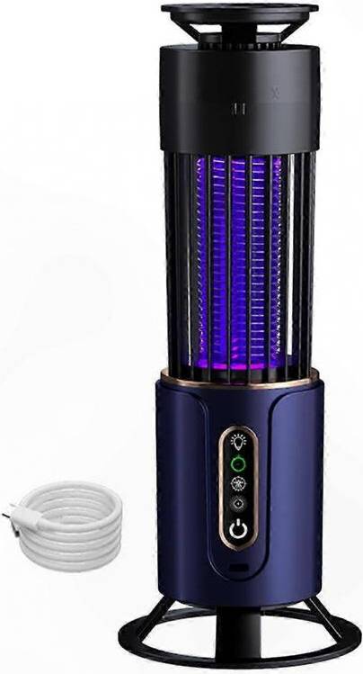 Grey LED Light Rechargeable Insect Zapper