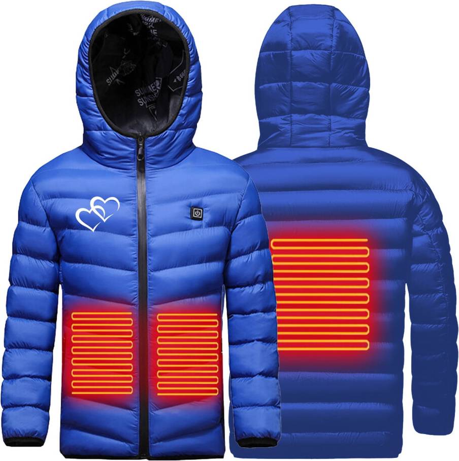 Power banks Kids Heated Jacket USB Smart Constant Temp Soft Shell