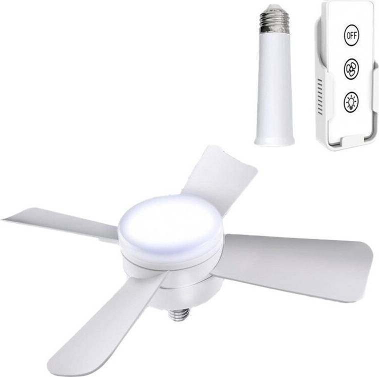 Socket Fan Light Remote Control