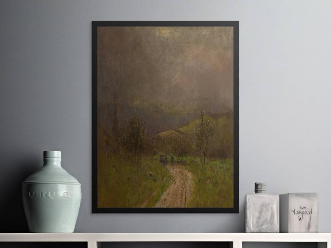 Lark Manor Ricky Print White 8x10 Poster