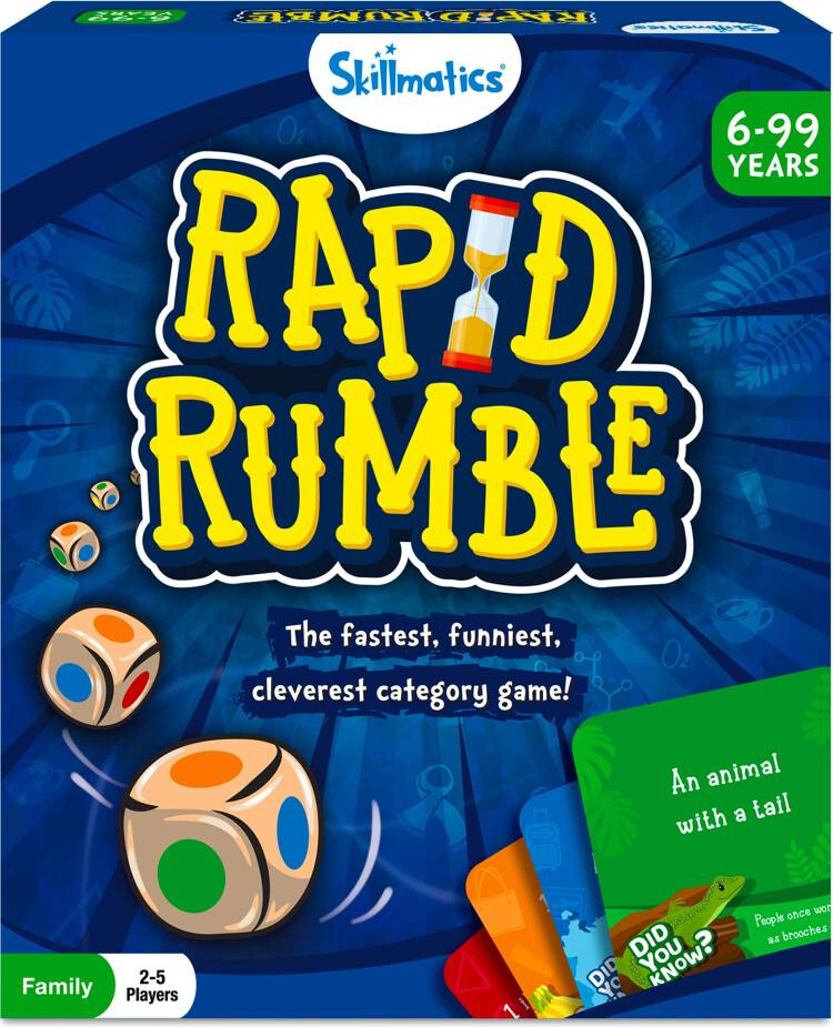 Skillmatics Rapid Rumble Fast-Paced Board Game