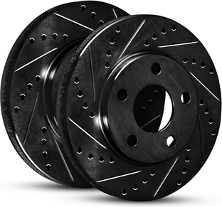 Brake and rotor kit R1 Concepts Rear Brake Rotor Kit