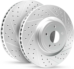 Brake and rotor kit R1 Concepts Rear Brake Rotor Kit