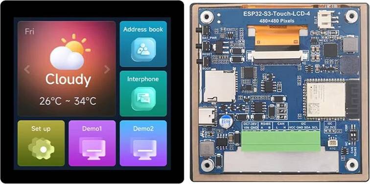 Typecat ESP32 S3 4In LCD Development Board