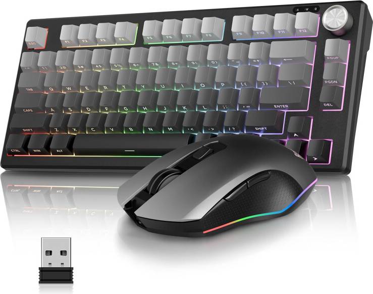 K75 Wireless Membrane Keyboard Mouse