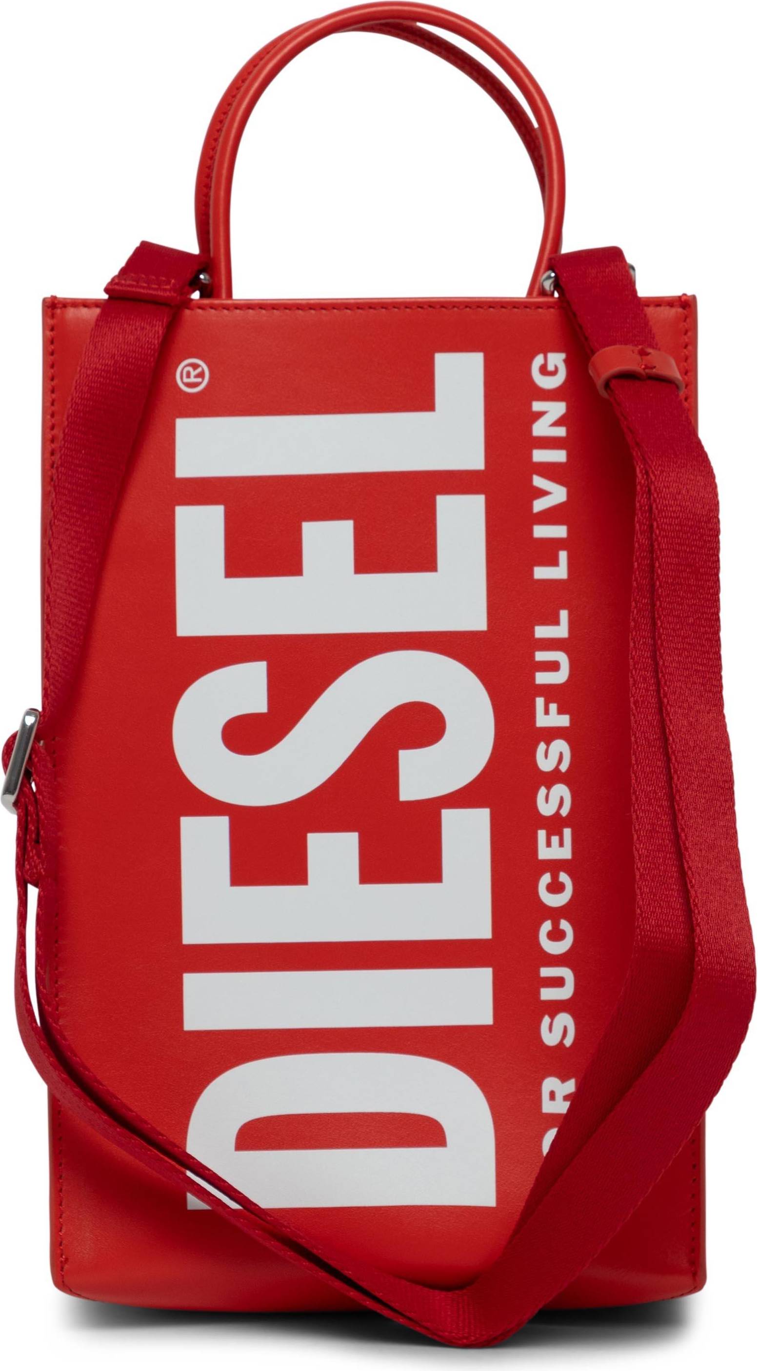 Diesel Tote Bag Ribbon Red
