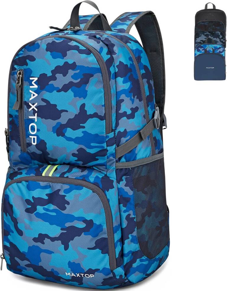 Maxtop 30L Backpack Ultra Lightweight Foldable Rucksack Water Resistent