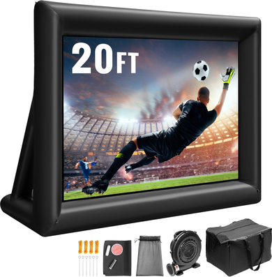 Inflatable projector screen KffKff 20FT Inflatable Projection Screen