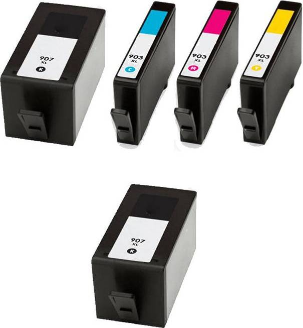 Printerinks OfficeJet Pro 6975 All-in-One Printer Ink Cartridges - Multicolor