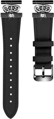LG Rhinestone Crown Design Watch Strap