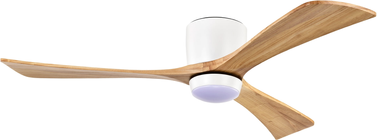 Mount and blade Flush Mount Ceiling Fan 52 Inch Wood Blade