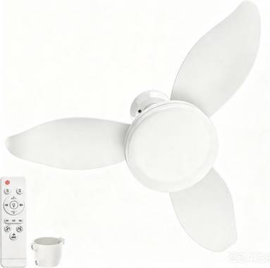 B&Q 25 Inch Socket Fan Light With Reversible Motor