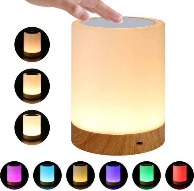 Dimmable touch bedside lamp Dimmable Touch Sensitive LED Bedside Lamp Rithok Table Lamp