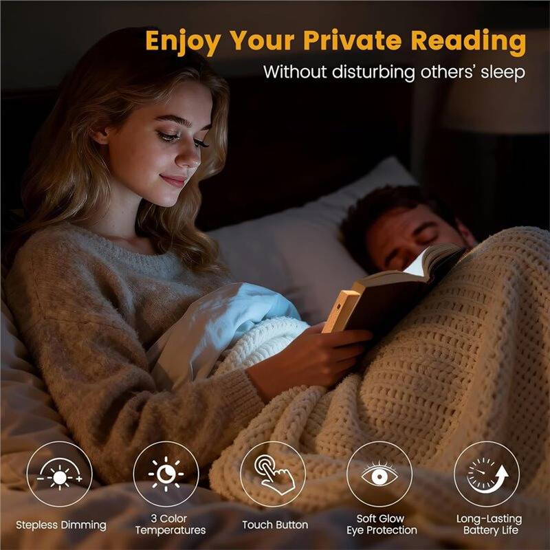 Dimmable LED Reading Light 3 Color