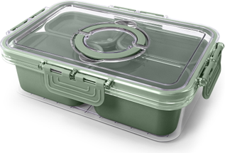 4-Compartment Mini Snack Box