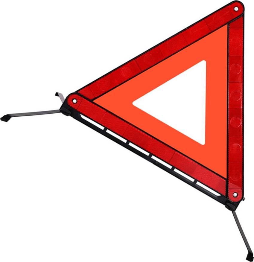 Road Safety Warning Triangle Sign 1pc