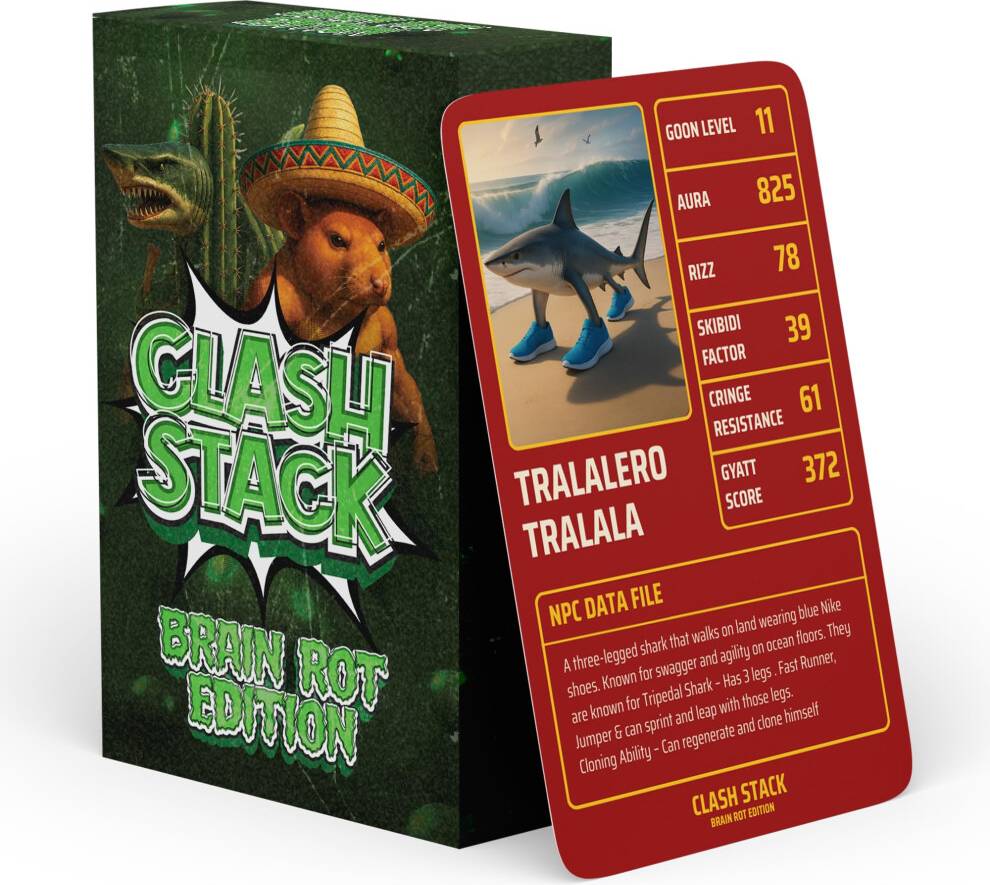 Clash Stack Playing Cards Italian Brainrot