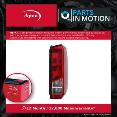 APEC Rear Light Lamp For Man Tge 2.0d Right