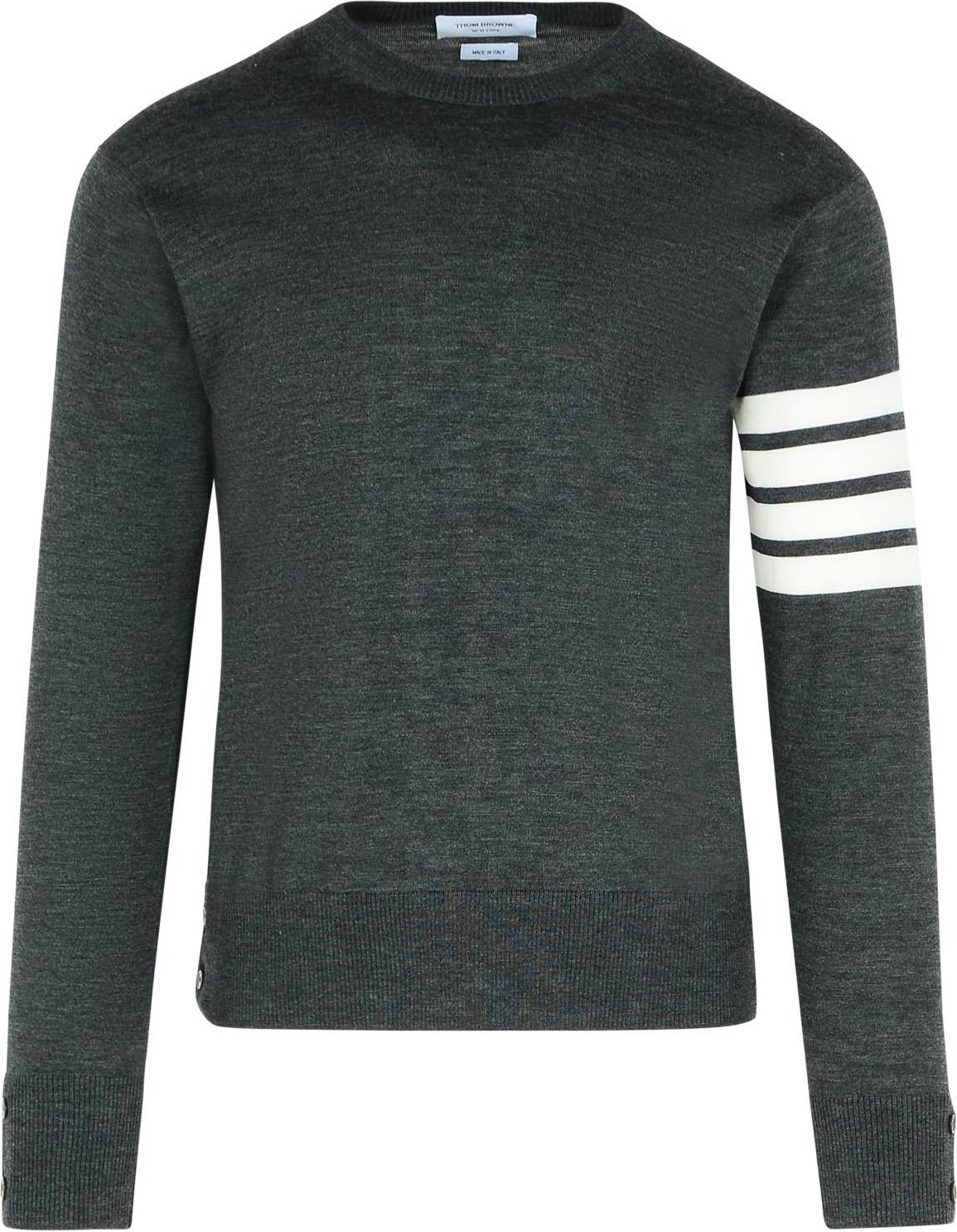 Four-Bar Rundhalspullover Damen - Grau