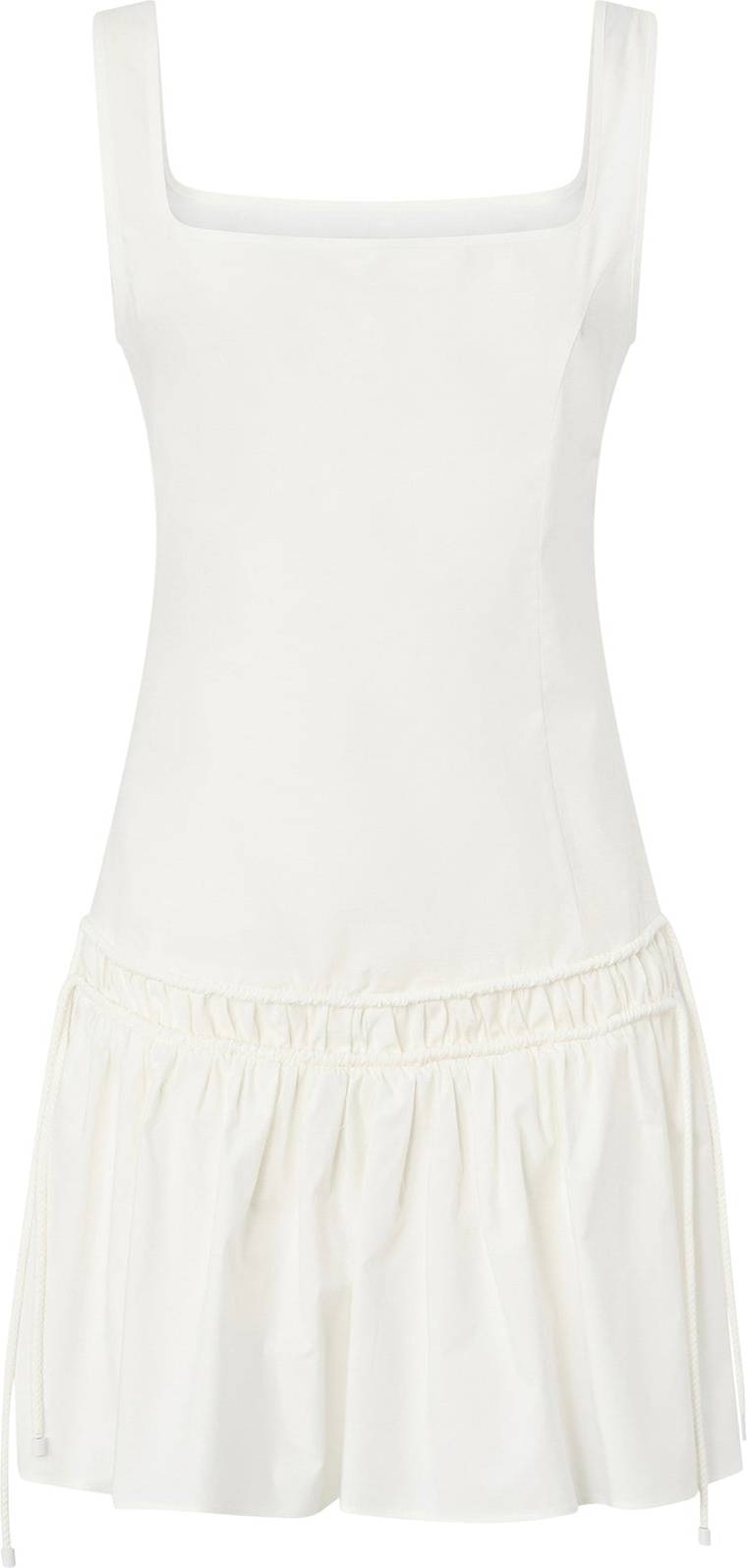 Pinko Robe Courte Froncée Cordon De Serrage -