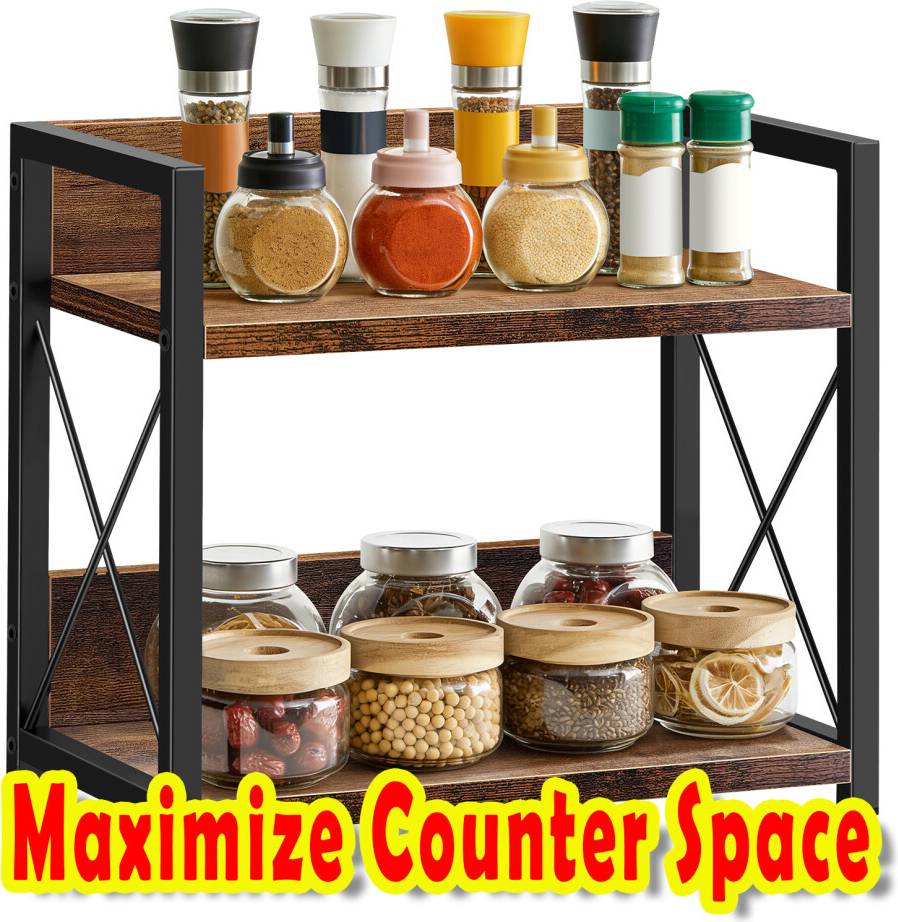 Dayplus 2-Tier Spice Rack Organizer