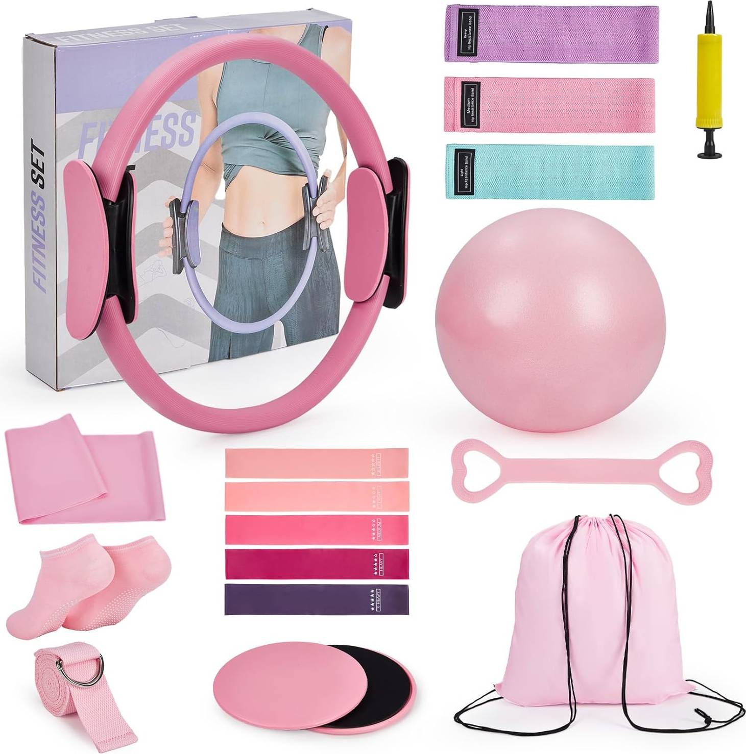 Pilates Gaomon Pilates Workout Kit 13 Inch Magic Circle
