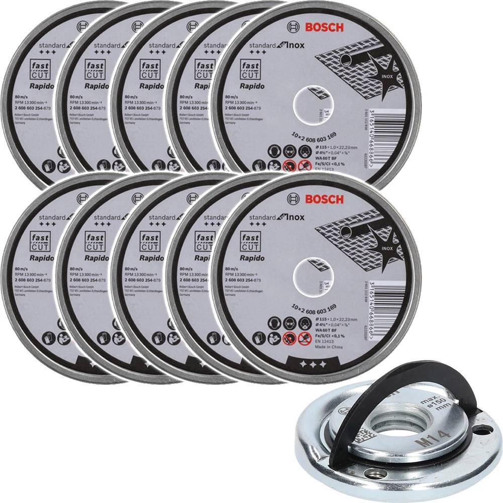 Bosch Standard Inox Cutting Discs Set