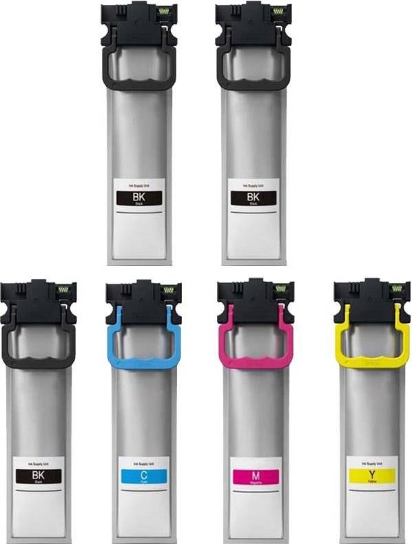 Printerinks Compatible Epson WorkForce Pro Printer Ink Cartridges Multicolor