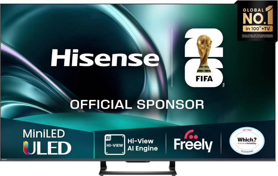 Hisense 50 Inch 50U7QTUK MiniLED Smart AI TV