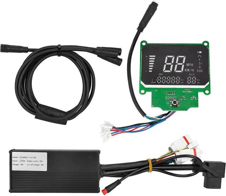 E-Scooter Controller Set Dual Brake Instrument Panel