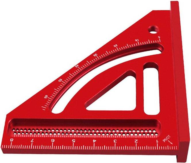 Typecat Multi Angle Measuring Ruler Square Protractor Carpenter's Square
