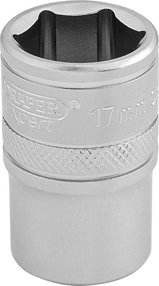 Draper Expert 1/2 17mm Square Drive Socket 6 Point Hex Socket Bit