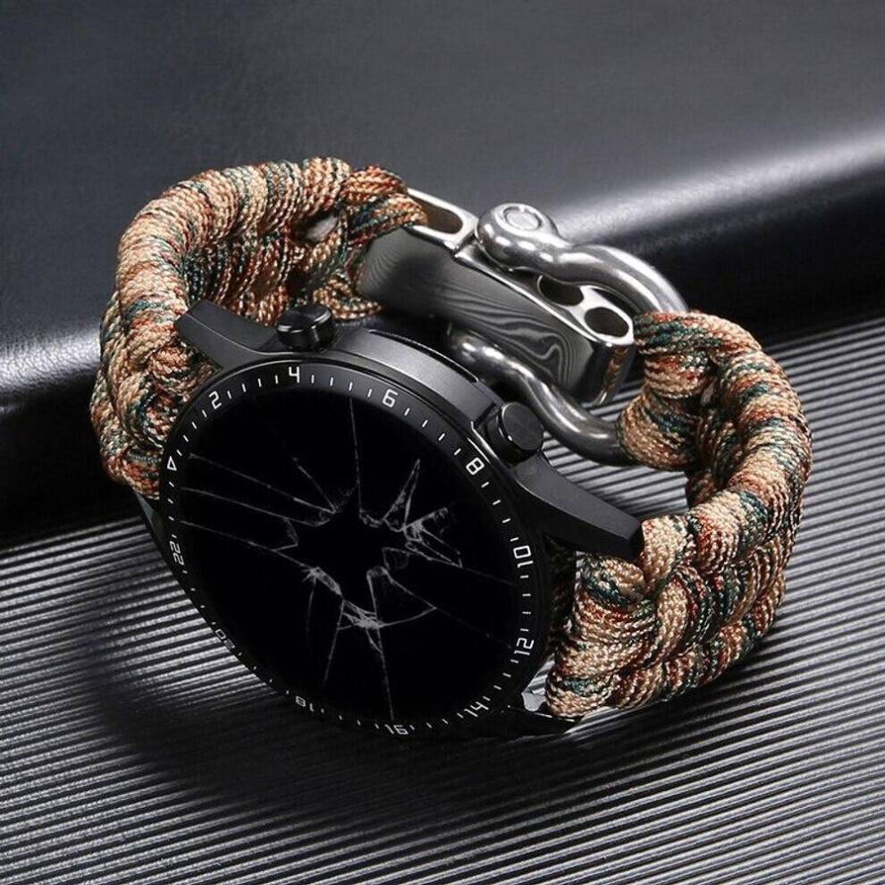 Maxpower 22mm Adjustable Buckle Rope Watch Band