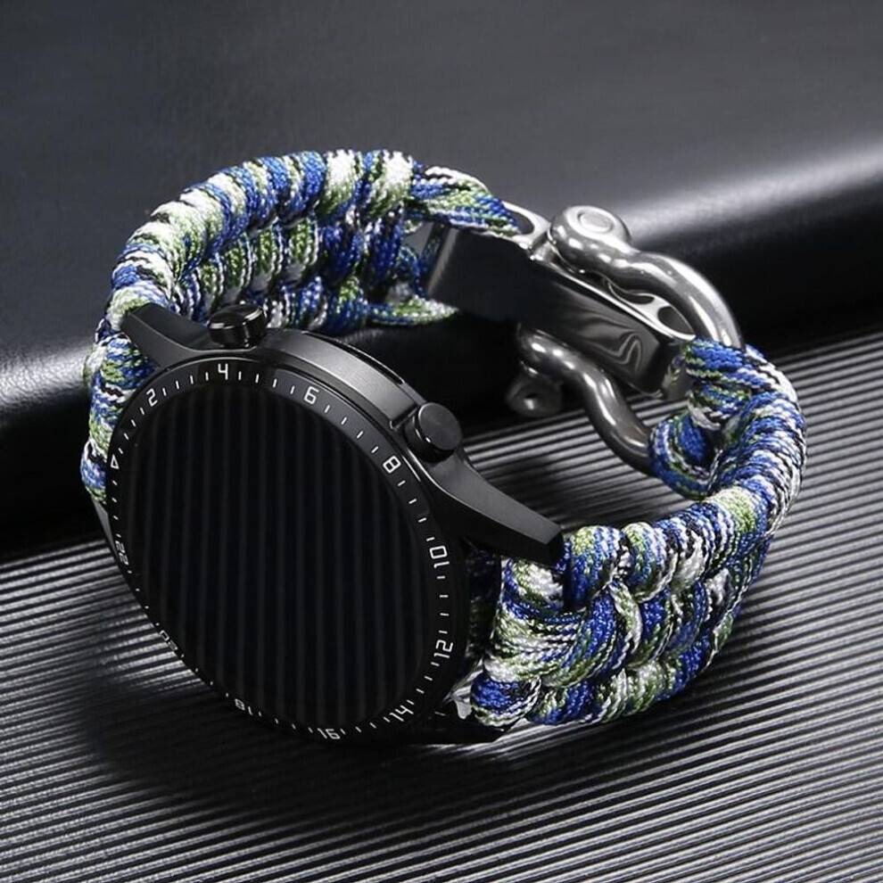 Maxpower Navy Blue Adjustable Buckle Rope Watch Band