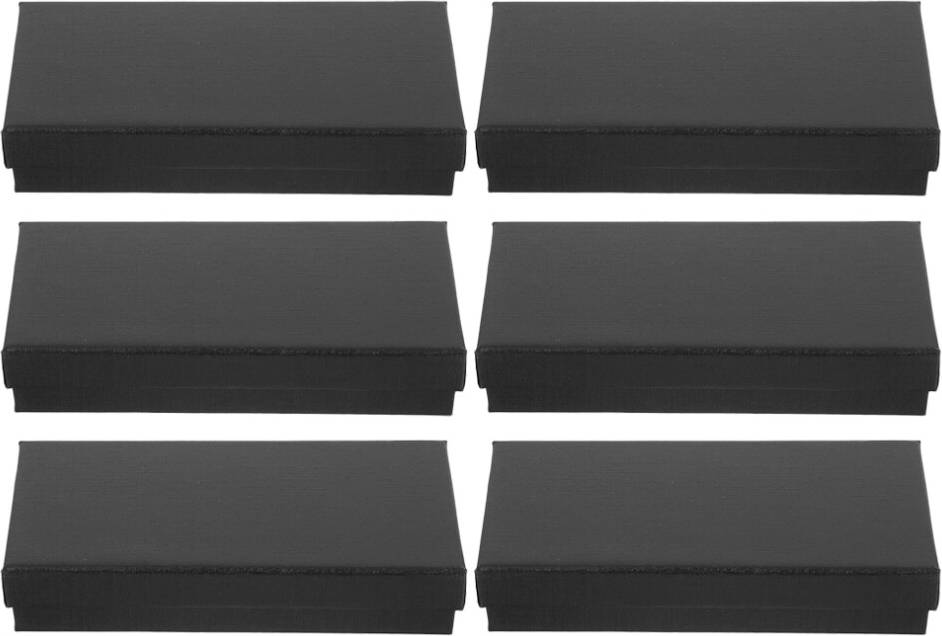 6 Pcs Rectangular Watch Box