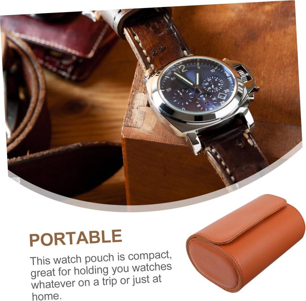 HKHBJS Leather Watch Storage Box