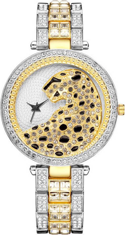 Leopard Head Rhinestone Watch
