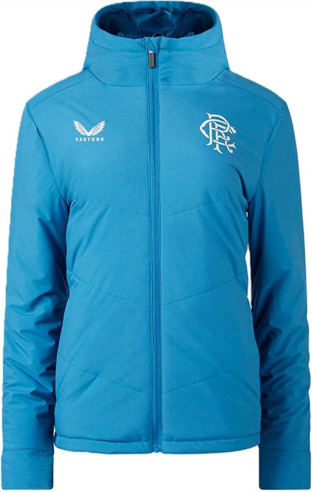 Castore Boys Rangers Padded Jacket - Blue/Deep Blue
