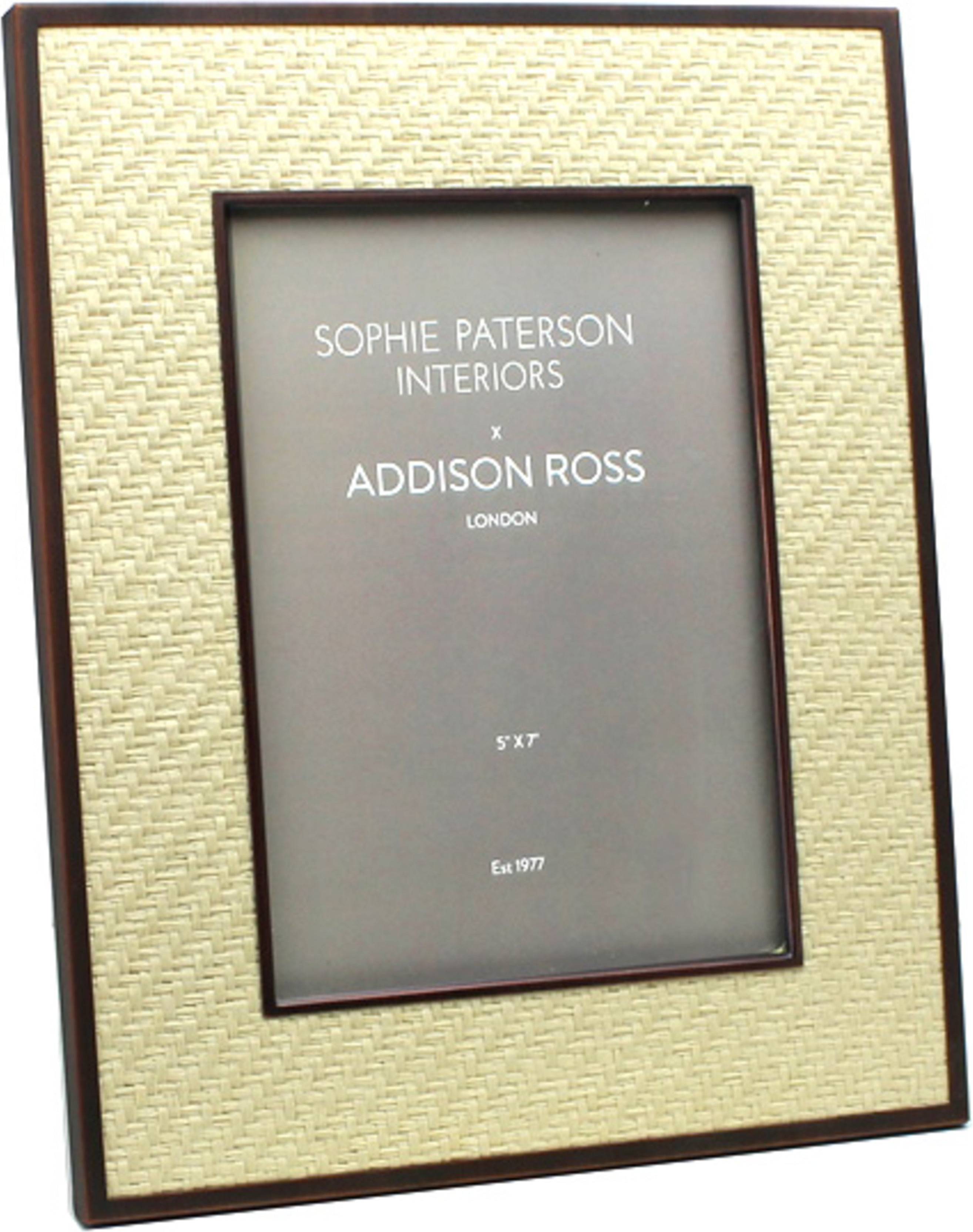 Addison Ross Alabaster Rattan Frame Marco de Foto