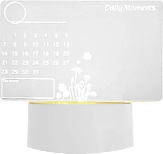 Note Board LED Night Light USB Message with Pen