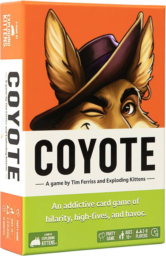 Exploding Kittens Tim Ferriss Coyote Card Game