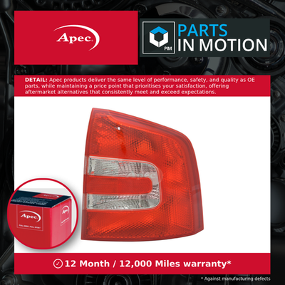 APEC Rear Light Lamp For Skoda Octavia Mk2