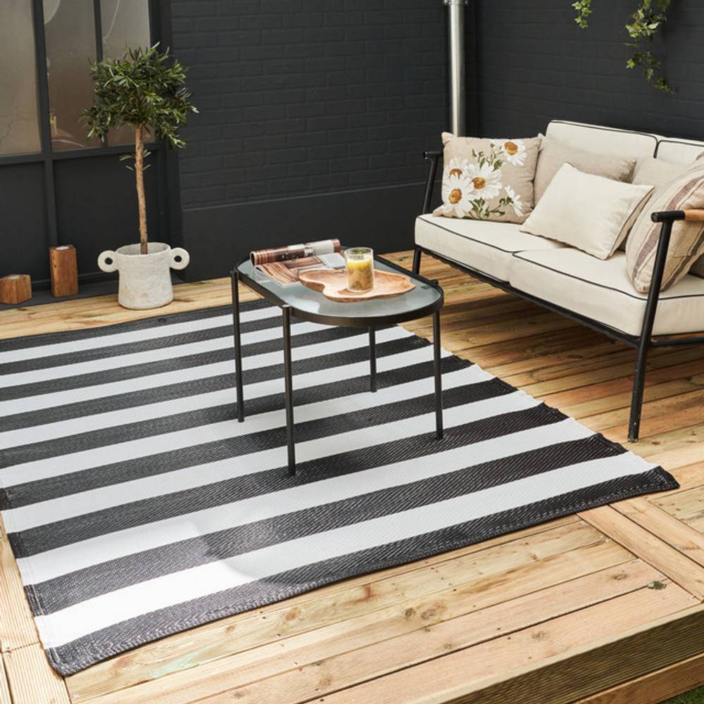 Outdoor garden rugs THE RUGS Reversible Weatherproof Outdoor Garden Patio Rug 180 x 270 cm Multicolour cm