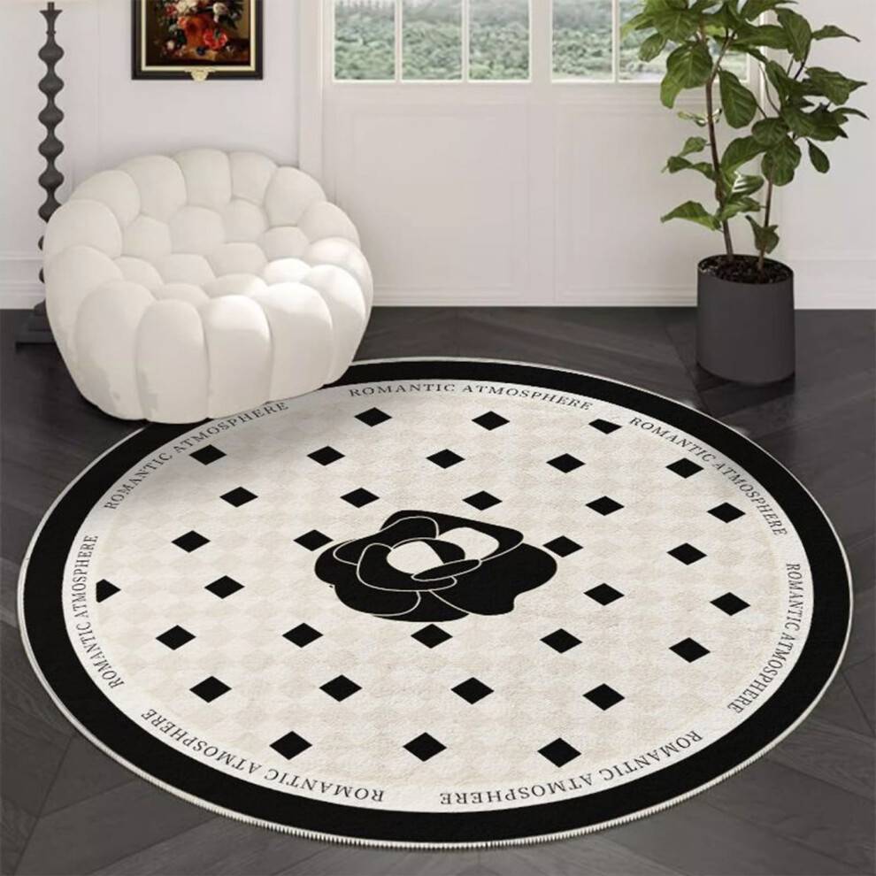 Large washable rugs Large Round Area Rug Non Slip Washable