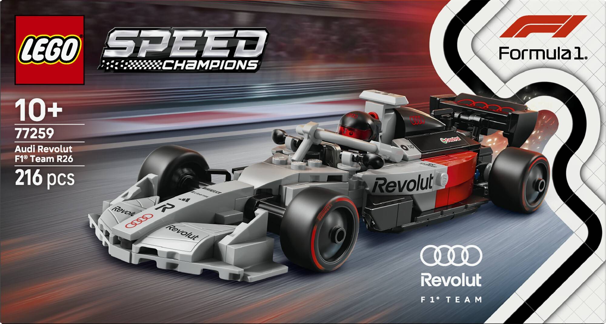 LEGO Audi Revolut F1 Team R26 Racerbil